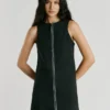 Abito corto in twill Abito corto in twill