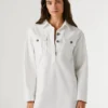 Abito corto in twill Abito corto in twill