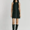 Abito corto in twill Abito corto in twill
