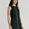 Abito corto in twill Abito corto in twill