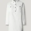 Abito corto in twill Abito corto in twill