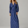Abito lungo con stampa Paisley Abito lungo con stampa Paisley
