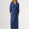 Abito lungo con stampa Paisley Abito lungo con stampa Paisley
