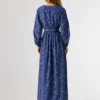 Abito lungo con stampa Paisley Abito lungo con stampa Paisley