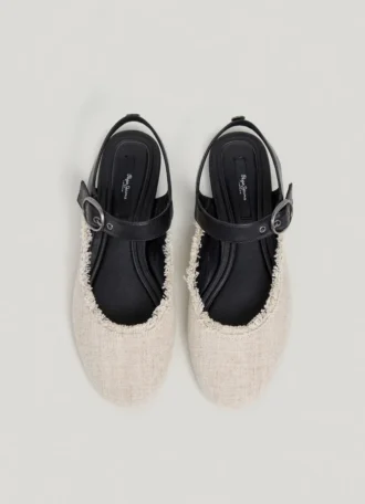 Ballerine con chiusura a fibbia