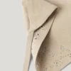 Bandana triangolare in pelle scamosciata Bandana triangolare in pelle scamosciata