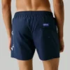 Bermuda da bagno con logo circolare Bermuda da bagno con logo circolare