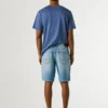 Bermuda in denim dal taglio affusolato Bermuda in denim dal taglio affusolato