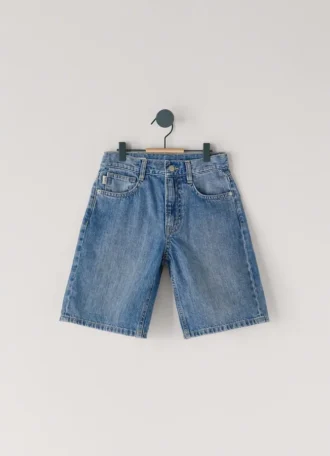 Bermuda in denim dalla vestibilità ampia