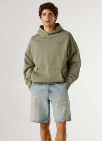 Bermuda in denim dalla vestibilità ampia