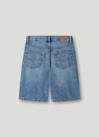 Bermuda in denim dalla vestibilità ampia