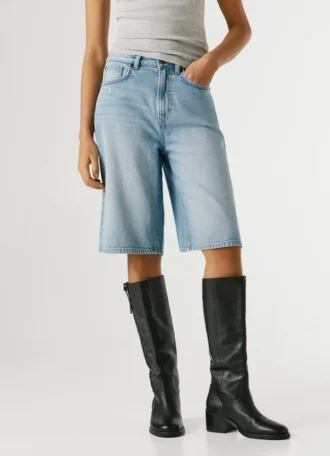 Bermuda in denim dalla vestibilità comoda