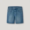 Bermuda in denim dalla vestibilità dritta Bermuda in denim dalla vestibilità dritta