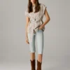 Bermuda in denim slim fit