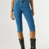 Bermuda in denim slim fit