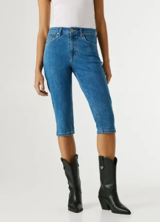 Bermuda in denim slim fit