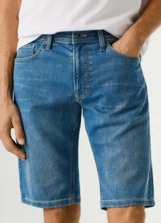 Bermuda in denim slim fit