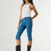 Bermuda in denim slim fit