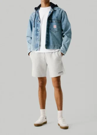 Bermuda in felpa slim fit