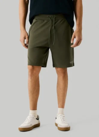 Bermuda in felpa slim fit