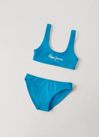 Bikini con logo stampato