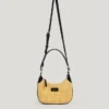 Borsa a mezzaluna in rafia