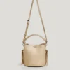 Borsa a secchiello effetto pelle