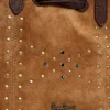 Borsa a secchiello in pelle scamosciata Borsa a secchiello in pelle scamosciata