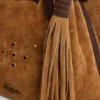 Borsa a secchiello in pelle scamosciata Borsa a secchiello in pelle scamosciata