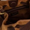 Borsa a secchiello in pelle scamosciata Borsa a secchiello in pelle scamosciata