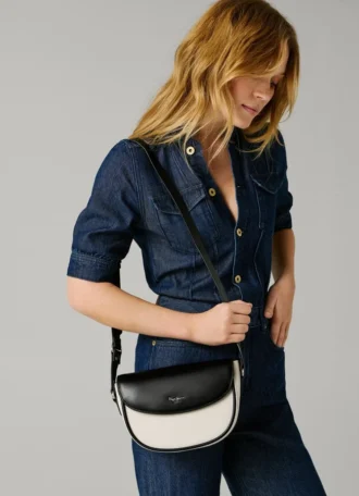 Borsa a tracolla con patta