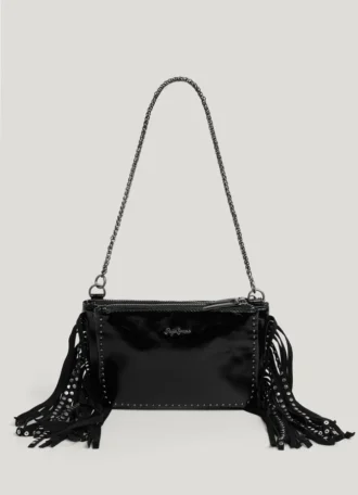 Borsa a tracolla effetto pelle