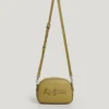 Borsa a tracolla effetto pelle con logo Borsa a tracolla effetto pelle con logo
