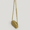 Borsa a tracolla effetto pelle con logo Borsa a tracolla effetto pelle con logo