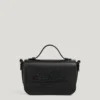 Borsa a tracolla effetto pelle con patta Borsa a tracolla effetto pelle con patta