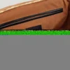 Borsa a tracolla in juta con patta Borsa a tracolla in juta con patta