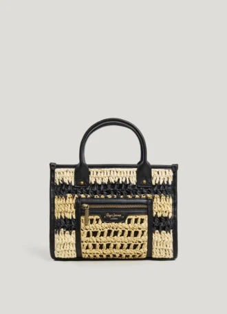 Borsa a tracolla in rafia