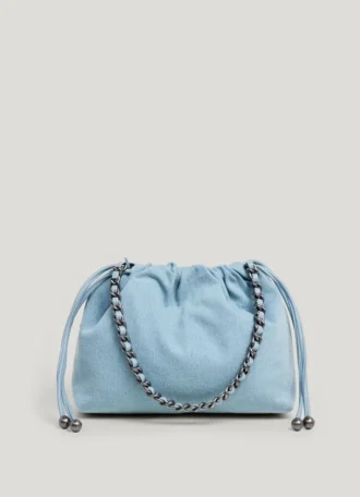 Borsa Hobo in denim