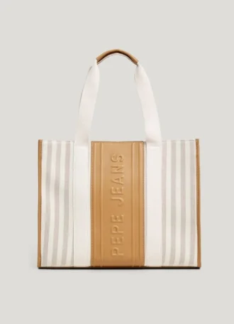 Borsa shopper a righe Borsa shopper a righe