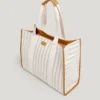 Borsa shopper a righe Borsa shopper a righe