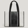 Borsa shopper a righe Borsa shopper a righe