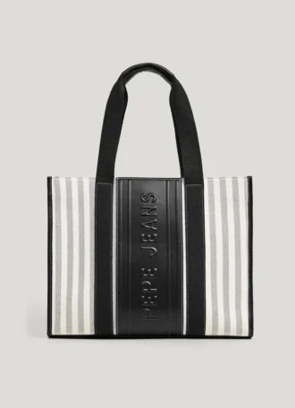 Borsa shopper a righe