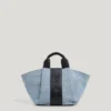 Borsa shopper con logo in rilievo Borsa shopper con logo in rilievo
