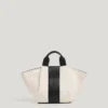 Borsa shopper con logo in rilievo Borsa shopper con logo in rilievo