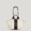 Borsa shopper con logo in rilievo Borsa shopper con logo in rilievo
