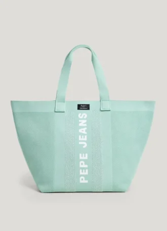 Borsa shopper con stampa logo Borsa shopper con stampa logo