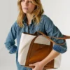 Borsa shopper in twill Borsa shopper in twill