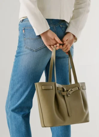 Borsa Tote effetto pelle