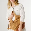 Borsa Tote in rafia
