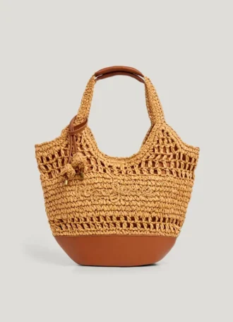 Borsa Tote in rafia